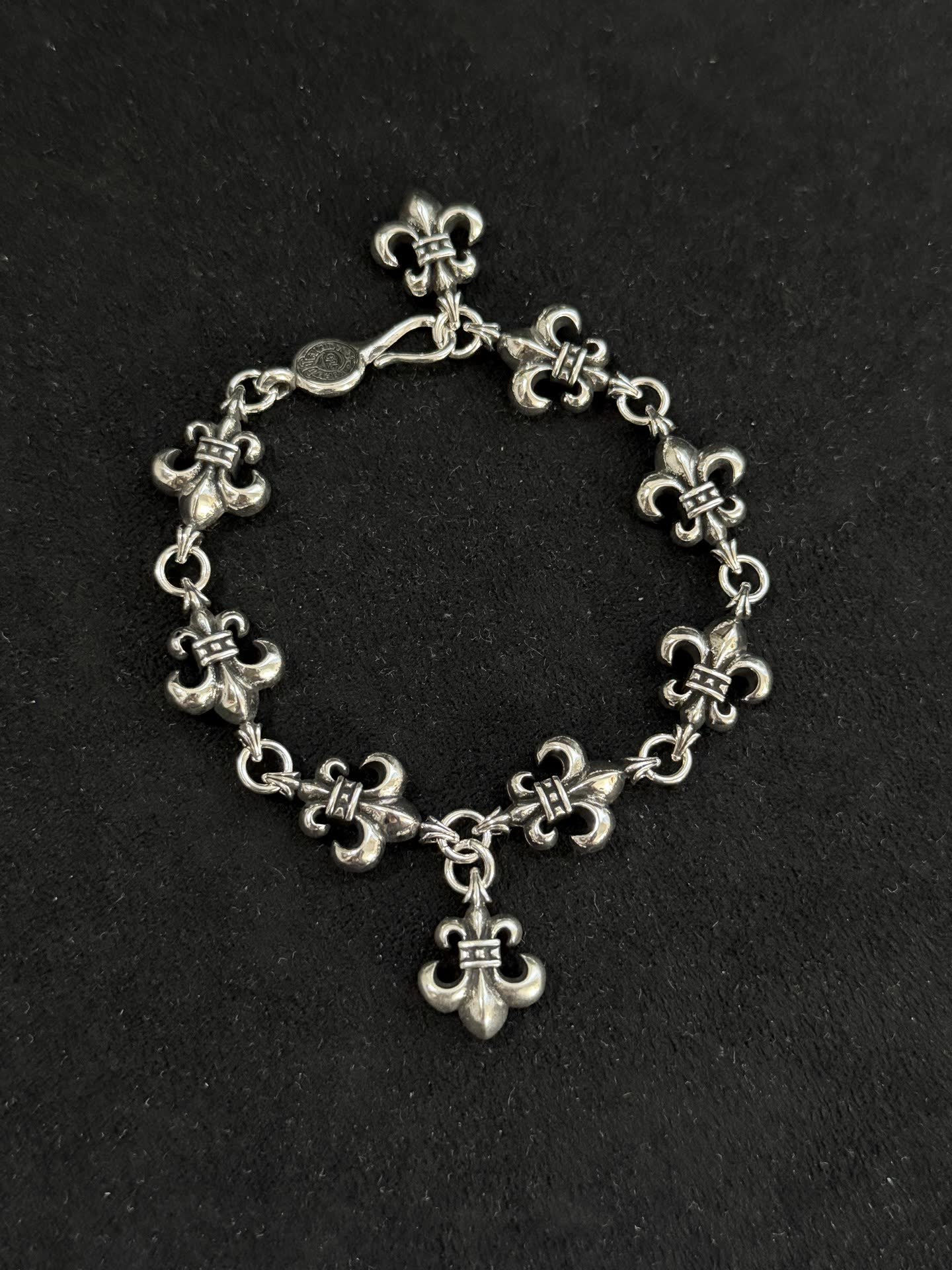 Chrome Hearts Silver Fleur-de-lis Bracelet